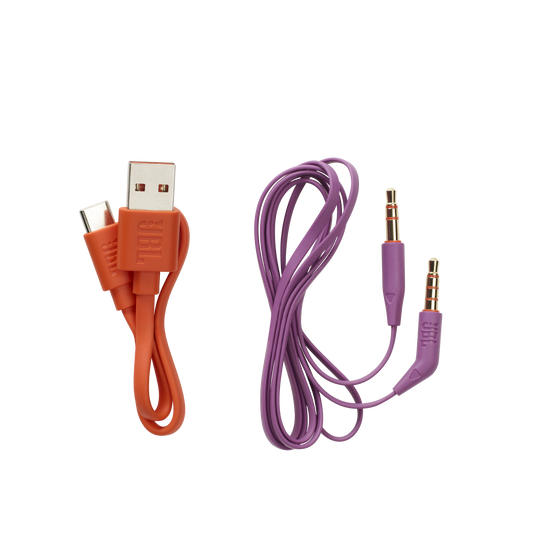 JBL JR 460NC - Pink - Wireless over-ear Noise Cancelling kids headphones - Detailshot 3